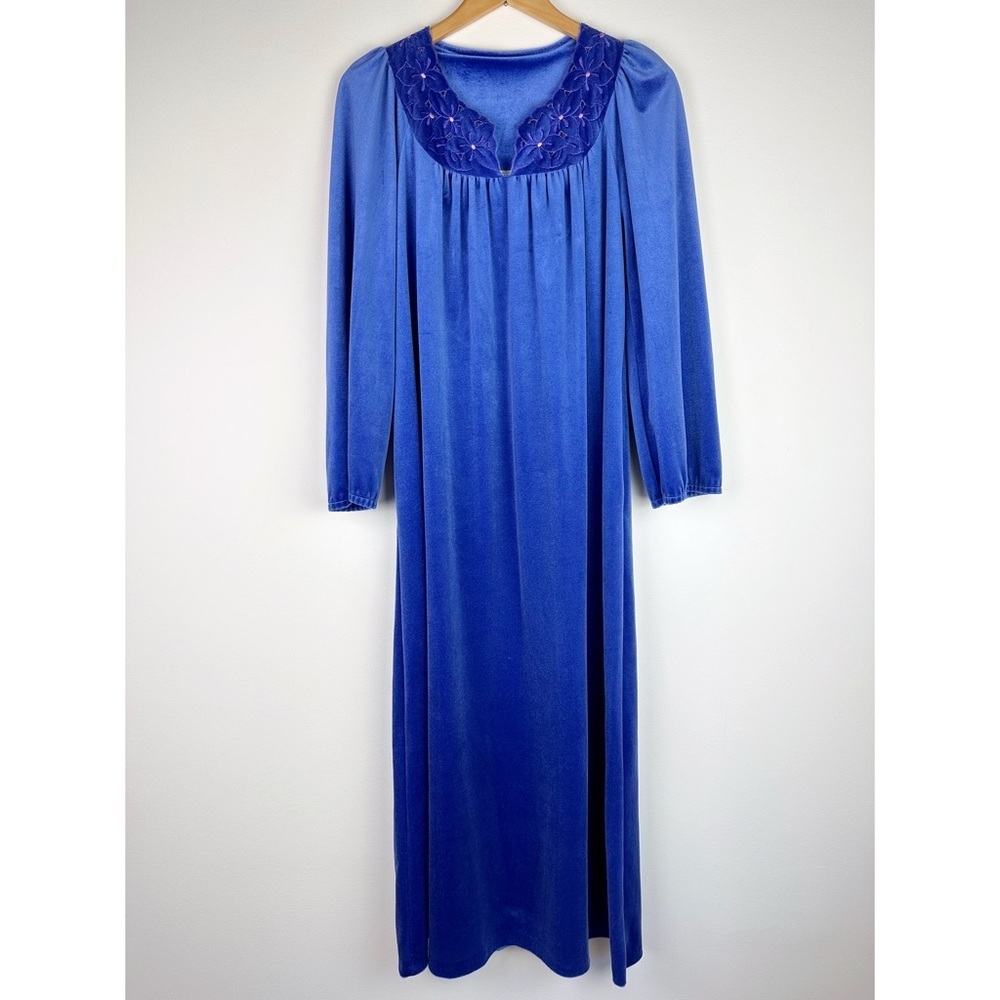 Vintage Sears Purple Velour Night Dress